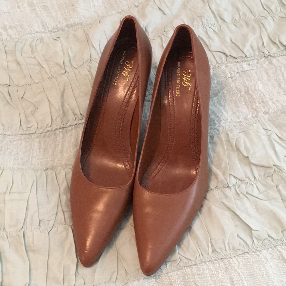 “346” Brooks Brothers Brown Heels